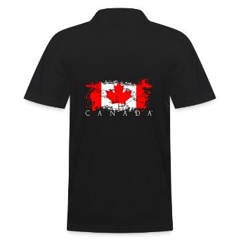 Canada Canada Vancouver Drapeau Drapeau Drapeau Drapeau - Polo Homme - noir - Dos - Kai (181cm)