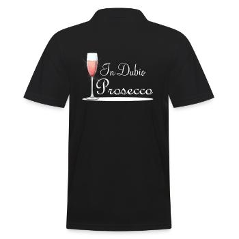 In Dubio Prosecco Anwalt Jura Student - Männer Poloshirt - Schwarz - Hinten - Kai (181cm)