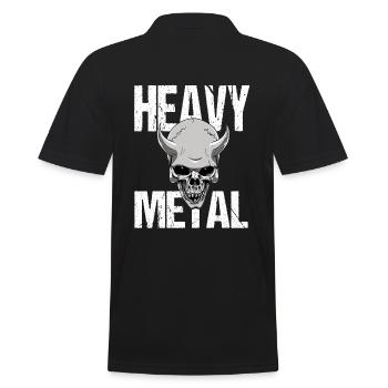 Musique heavy metal - Polo Homme - noir - Dos - Kai (181cm)