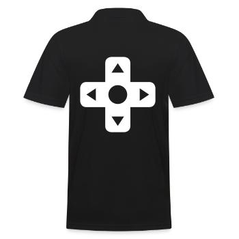 Panneau de contrôle sur un contrôleur pour les jeux vidéo - Polo Homme - noir - Dos - Kai (181cm)
