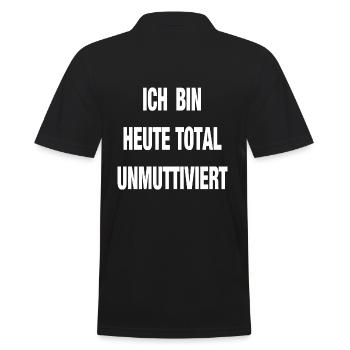 Totalement désorienté Mère sans plaisir - Polo Homme - noir - Dos - Kai (181cm)