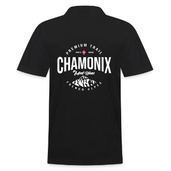 Trail Chamonix ultra trail Mont Blanc - Polo Homme - noir - Dos - Kai (181cm)