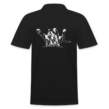 Drôle de chien BOXER Wilsigns - Polo Homme - noir - Dos - Kai (181cm)