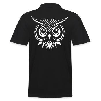 Hiboux Hiboux - Polo Homme - noir - Dos - Kai (181cm)