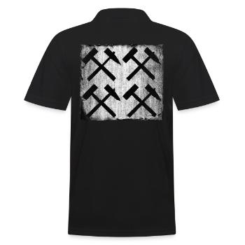 Maillet et cadeau d’exploitation minière de fer - Polo Homme - noir - Dos - Kai (181cm)