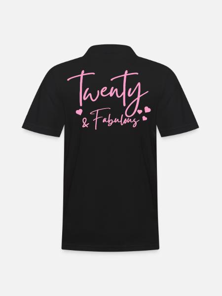 twenty fabulous - Men's Polo Shirt - black