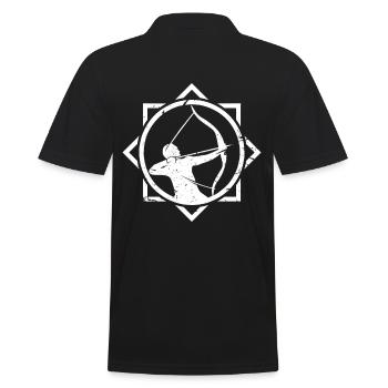 Tir à l'arc Archer - Polo Homme - noir - Dos - Kai (181cm)