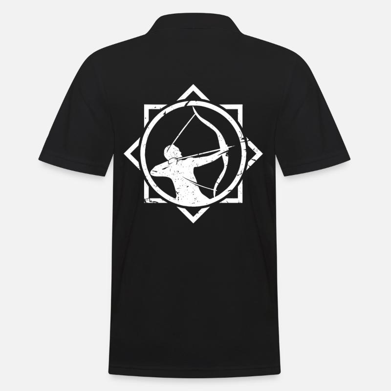 Tir à l'arc Archer - Polo Homme - noir