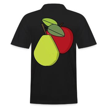 Fruits, Fruits, Jardinier, Récolte, Été, Fruit - Polo Homme - noir - Dos - Kai (181cm)