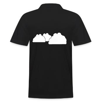 Nuages Ciel Nuage céleste Météo Pluie - Polo Homme - noir - Dos - Kai (181cm)