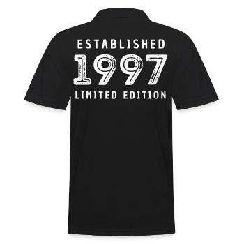 CRÉATION EN ÉDITION LIMITÉE EN 1997 - Polo Homme - noir - Dos - Kai (181cm)