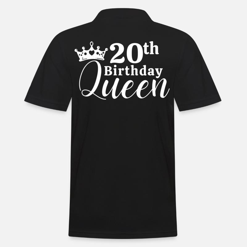 20. Geburtstag - Männer Poloshirt - Schwarz