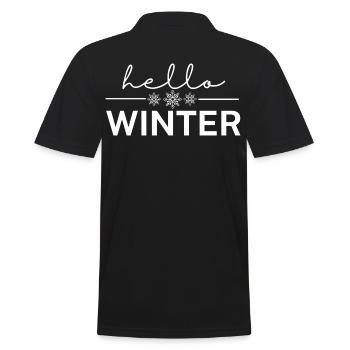 Bonjour l’hiver - Polo Homme - noir - Dos - Kai (181cm)