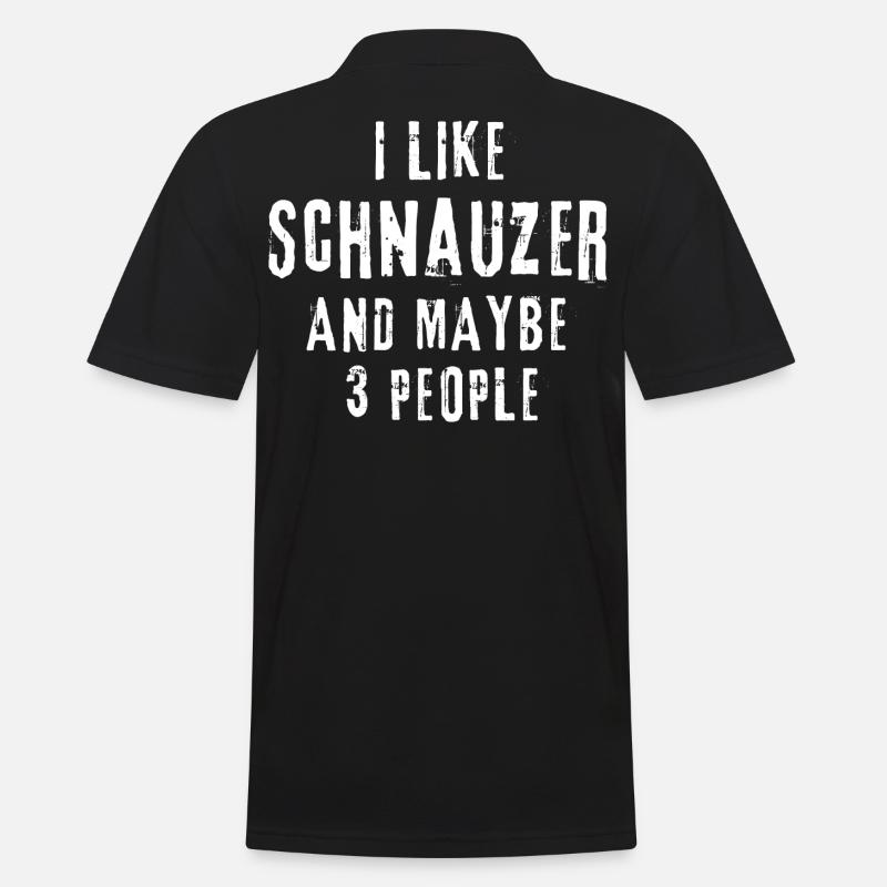 Schnauzer - Männer Poloshirt - Schwarz