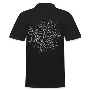 Cataleya Nom Nom Mandala - Polo Homme - noir - Dos - Kai (181cm)
