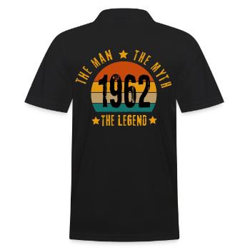 LA LÉGENDE 1962 - Polo Homme - noir - Dos - Kai (181cm)