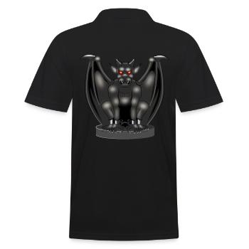 Gargoyle - créatures fabuleuses - Polo Homme - noir - Dos - Kai (181cm)