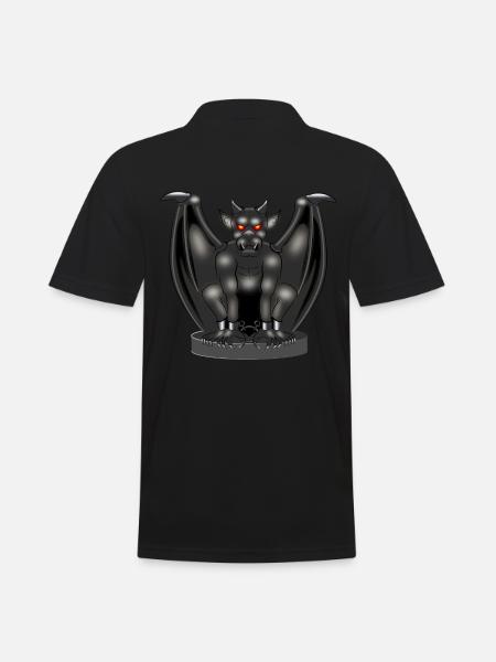 Gargoyle - Mythical creatures - Men's Polo Shirt - black