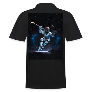 Puissance spatiale du hockey sur glace - Polo Homme - noir - Dos - Kai (181cm)