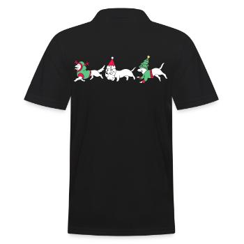 woofy noël - Polo Homme - noir - Dos - Kai (181cm)