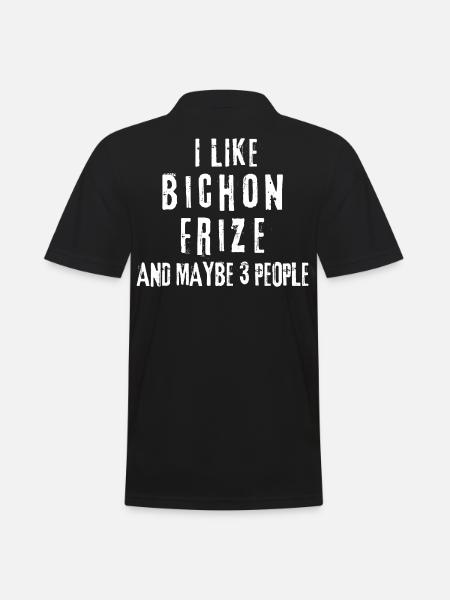 Bichon Frize - Men's Polo Shirt - black