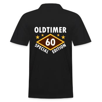 Oldtimer, 60, édition spéciale (diamant, étoiles) - Polo Homme - noir - Dos - Kai (181cm)