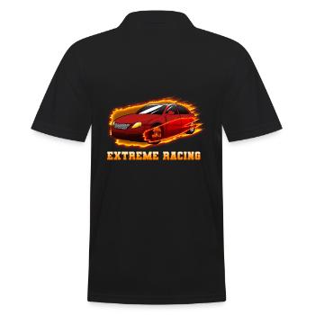 Coureurs de course extrême - Polo Homme - noir - Dos - Kai (181cm)