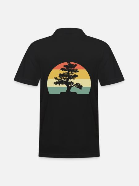 Bonsai-Meister Bonsai-Enthusiast - Männer Poloshirt - Schwarz