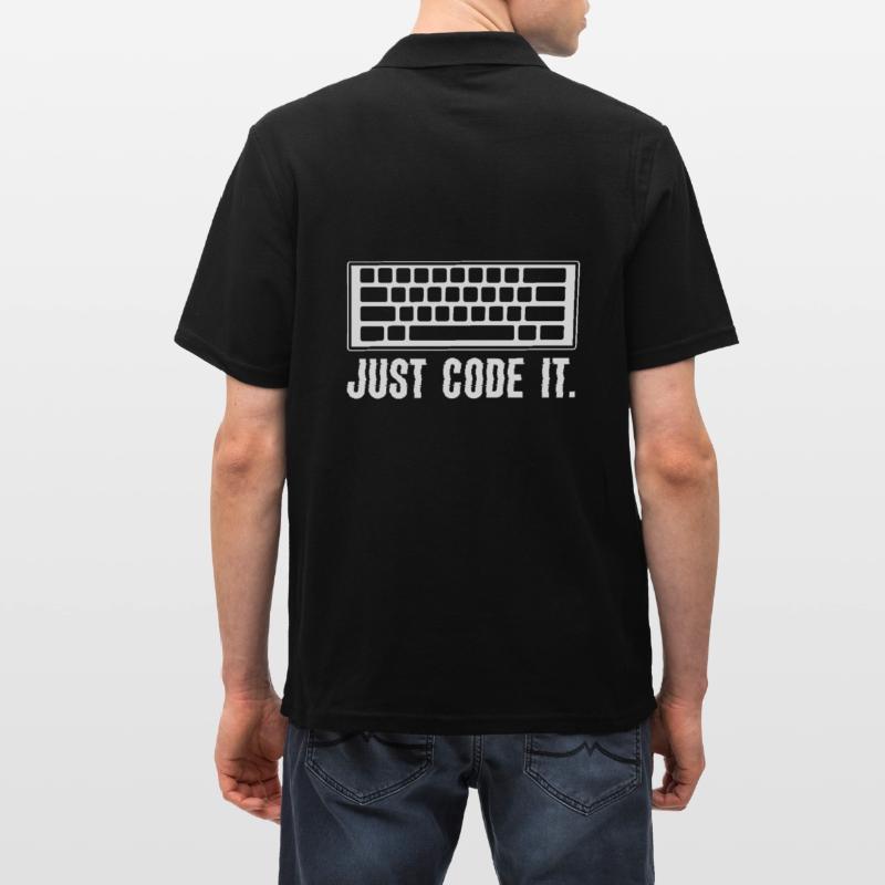Computerprogrammierung Codierer Männer Poloshirt