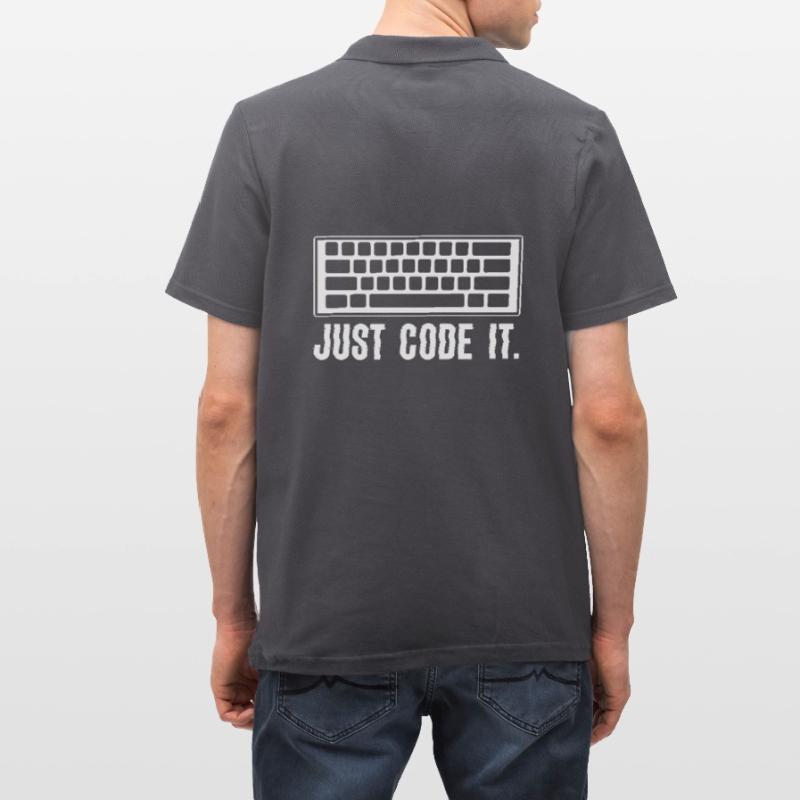 Computerprogrammierung Codierer Männer Poloshirt