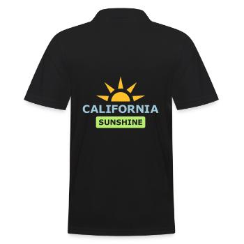 ★ couleurs de conception interchangeables ★ California Sunshine - Polo Homme - noir - Dos - Kai (181cm)