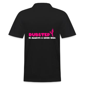 Dubstep-Liebhaber Dubstep-Künstler - Männer Poloshirt - Schwarz - Hinten - Kai (181cm)