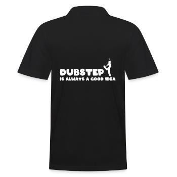 Dubstep-Liebhaber Dubstep-Künstler - Männer Poloshirt - Schwarz - Hinten - Kai (181cm)