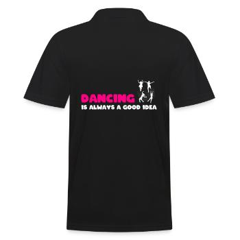 Lustiges Tanzen Sprichwort Tanzchoreograf - Männer Poloshirt - Schwarz - Hinten - Kai (181cm)