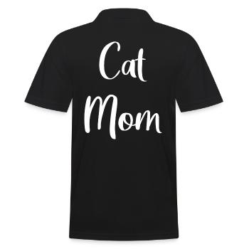 Chat Maman - Polo Homme - noir - Dos - Kai (181cm)