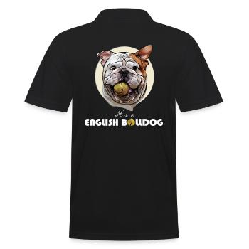 ENGLISH BULLDOG Bouledogue anglais Chien De Wilsign - Polo Homme - noir - Dos - Kai (181cm)