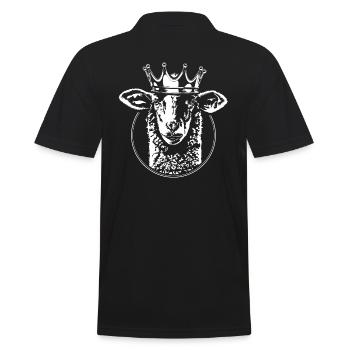 MOUTON avec couronne drôle de mouton Wilsign berger - Polo Homme - noir - Dos - Kai (181cm)