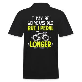 60 years old anniversary cycling 60 th - Polo Homme - noir - Dos - Kai (181cm)