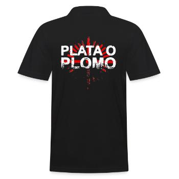 Plata o Plomo Narcos Medellin Kartel Kolumbien - Männer Poloshirt - Schwarz - Hinten - Kai (181cm)