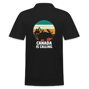 Le Canada appelle Kanada - Polo Homme - noir - Dos - Kai (181cm)