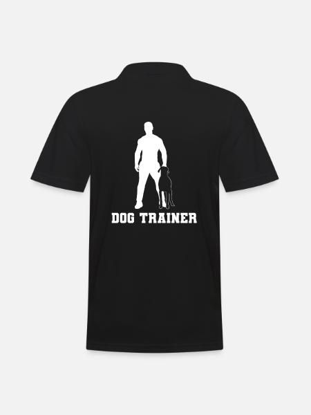 Dog Trainer Hundetrainer - Men's Polo Shirt - black