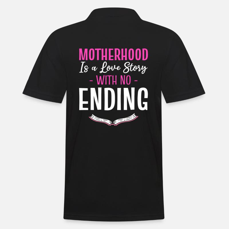 Maternity Committed Mother - Men's Polo Shirt - black