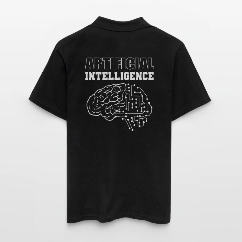 Artificial Intelligence Computertechniker Männer Poloshirt