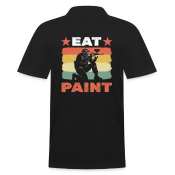 Joueur de paintball Paintball - Polo Homme - noir - Dos - Kai (181cm)