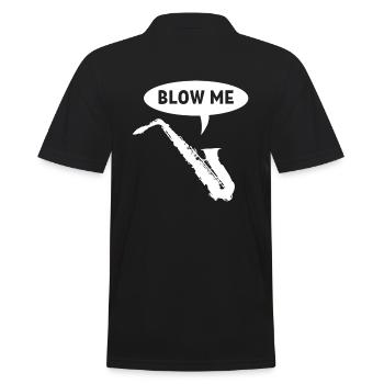 Membre du groupe de saxophonistes - Polo Homme - noir - Dos - Kai (181cm)