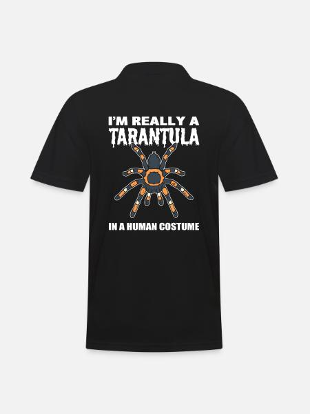 Spider lover arachnology - Men's Polo Shirt - black
