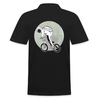 Les astronautes conduisent les astronautes - Polo Homme - noir - Dos - Kai (181cm)