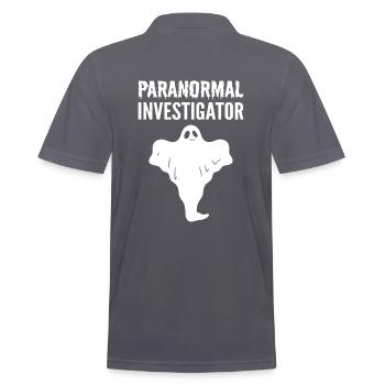Enquêteur paranormal Ghost Seekers - Polo Homme - charbon - Dos - Nico (186cm)