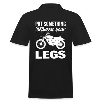 Mettez quelque chose d’excitant entre vos jambes moto - Polo Homme - noir - Dos - Kai (181cm)