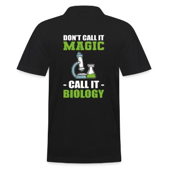 Biologie Microscope Biologiste - Polo Homme - noir - Dos - Kai (181cm)